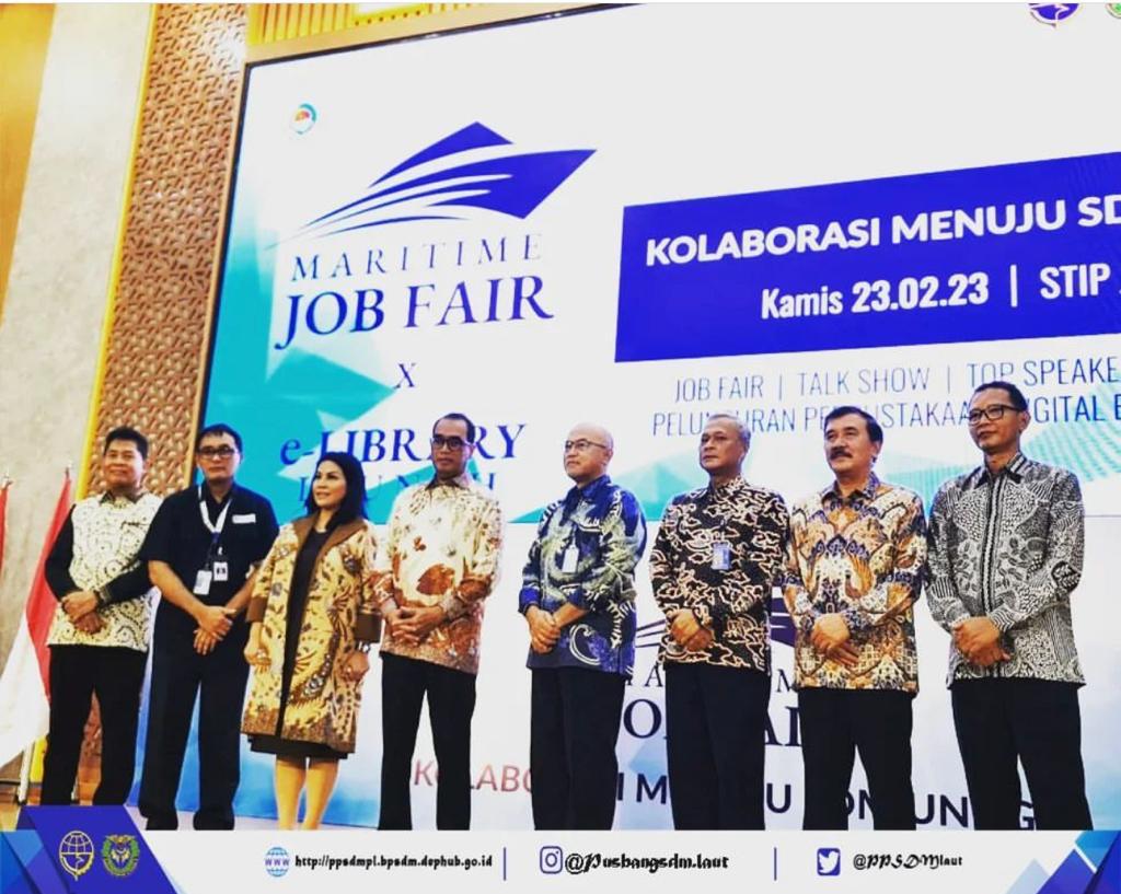 Maritime Job Fair dan E-library Launch
